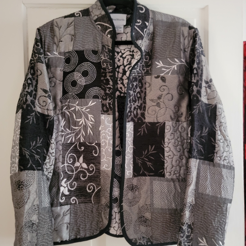 BonWorth Black and White Patchwork Jacket